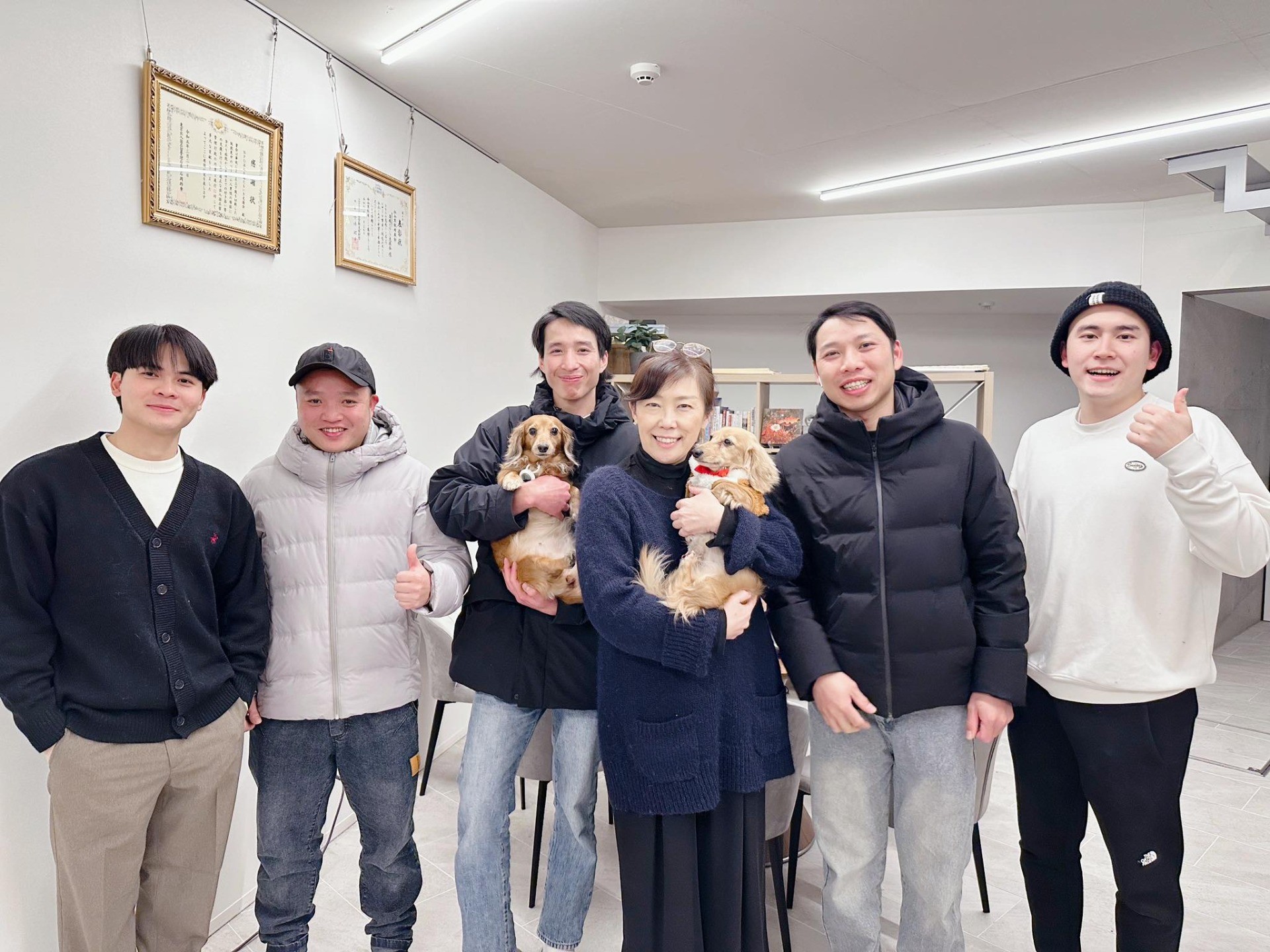 コロナ禍を共に乗り越えた若者たちから、年末のうれしいご挨拶